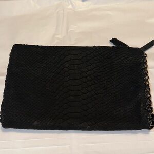 Vintage Henri Bendel Classic Black Textured Women’s Clutch